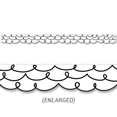Creative Teaching Press® Scalloped Border, 2.75" x 105', Loop-de-Loop (CTP10456-3)
