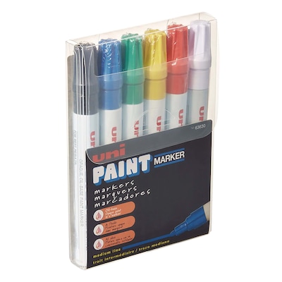 Uni Paint Marker PX-30, Silver (3 Pack) 