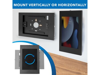 Mount-It! Anti-Theft iPad Wall Mount, Black (MI-3772B_G10)