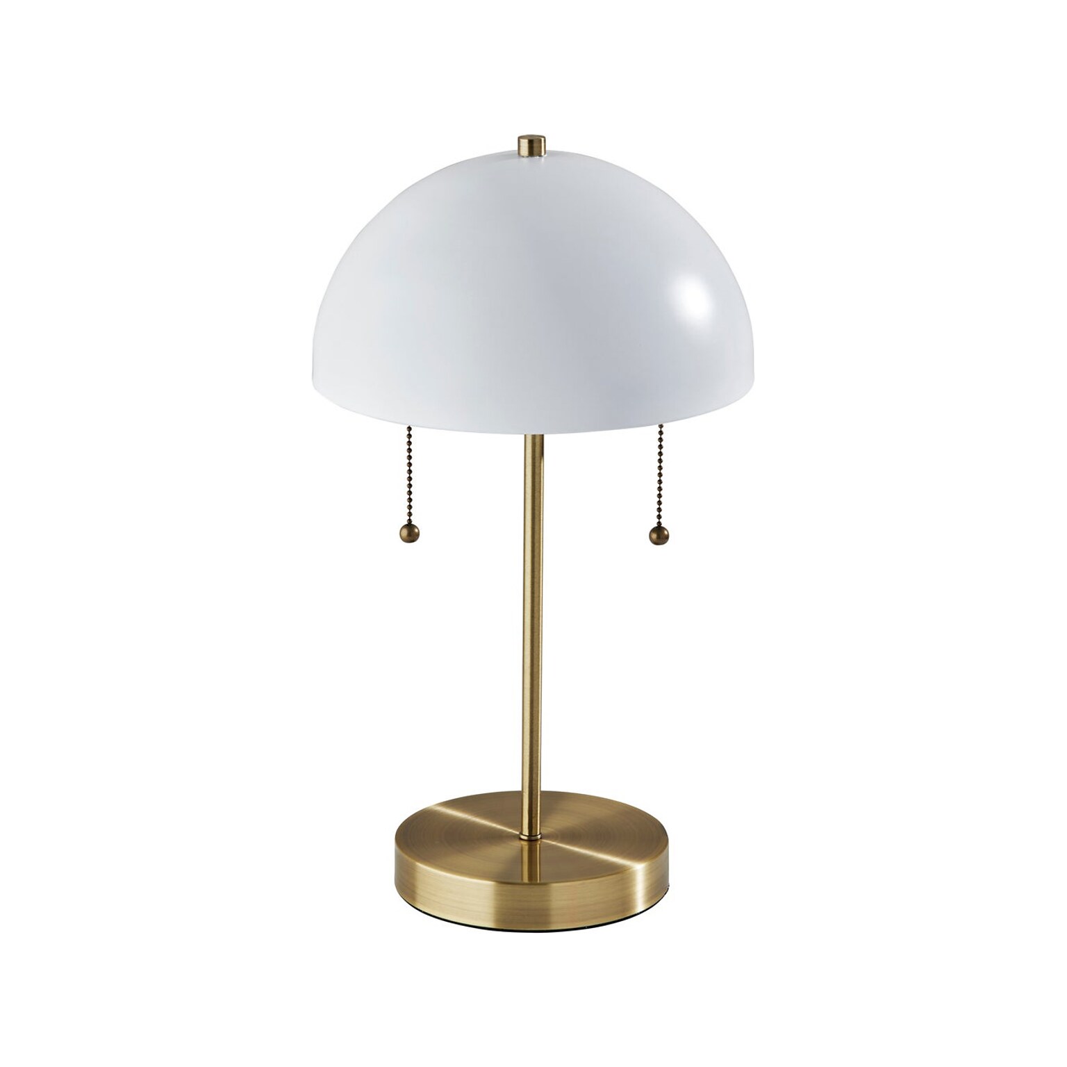 Adesso Bowie Incandescent Table Lamp, Antique Brass/Metal (5132-02)