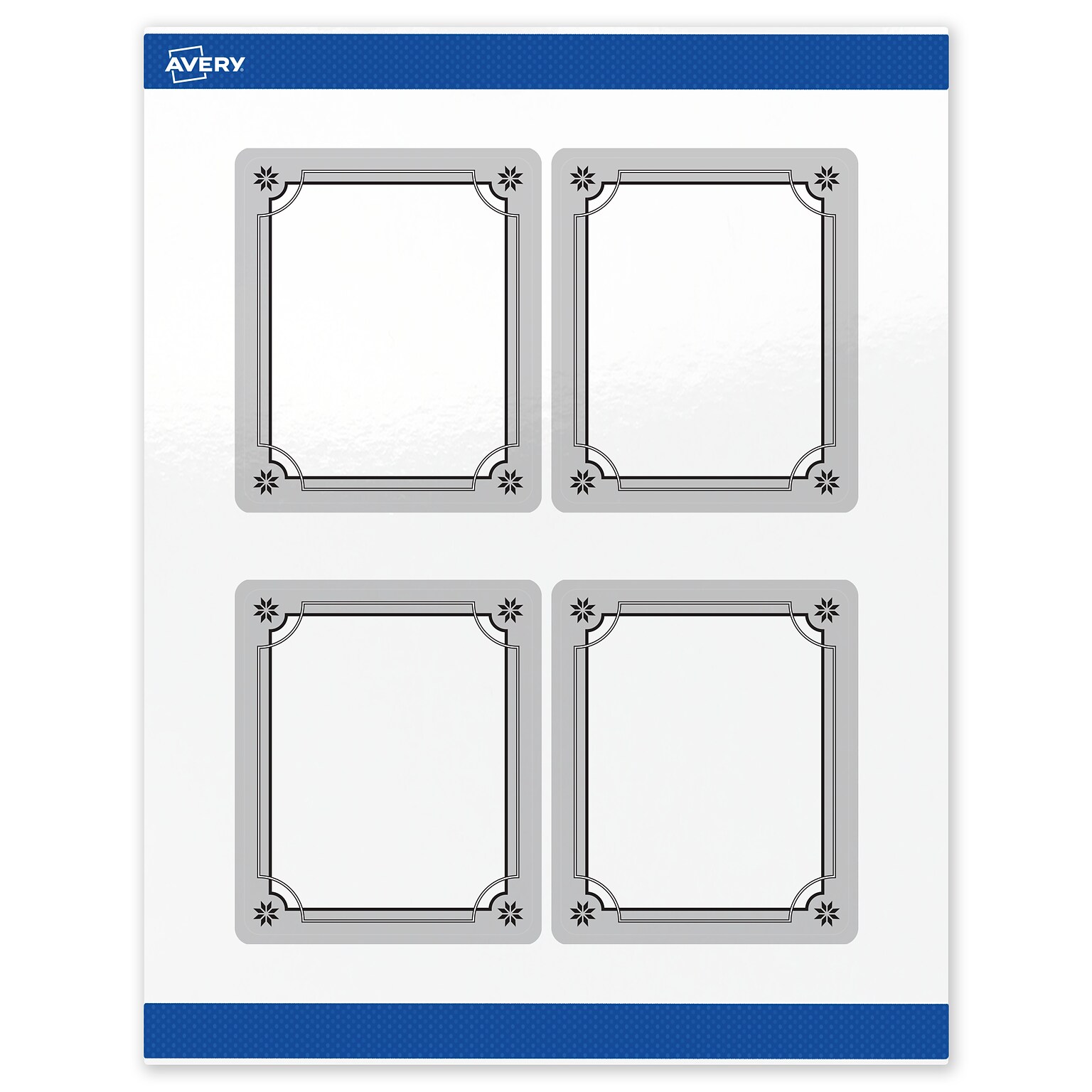 Avery Rectangle Multipurpose Labels, 4 x 3-1/3, White, 40/Pack (19479370599)