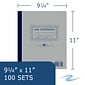Roaring Spring Duplicate Lab Book, 9.25" x 11", 100 Numbered White/Blue Carbonless Paper, 4x4 Grid, 5/Case(77644CS)