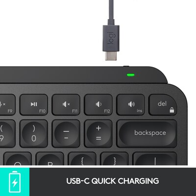 Logitech MX Keys Mini Wireless Ergonomic Keyboard, Black (920-010475)