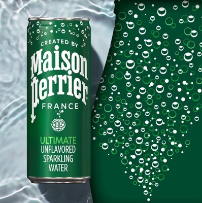 Perrier Sparkling Mineral Water, 11.15 oz., 8 Cans/Pack (NES35794)