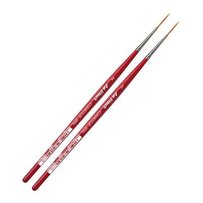 da Vinci COSMOTOP-SPIN Mixed Media Synthetic Bristle, Rigger Brushes, 2/Pack (DVXVA12801-2)
