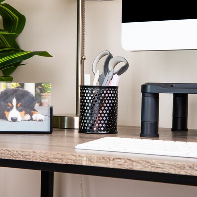 Mind Reader Metal Pen Holder, Black, 3/Set (3MPEN-BLK)