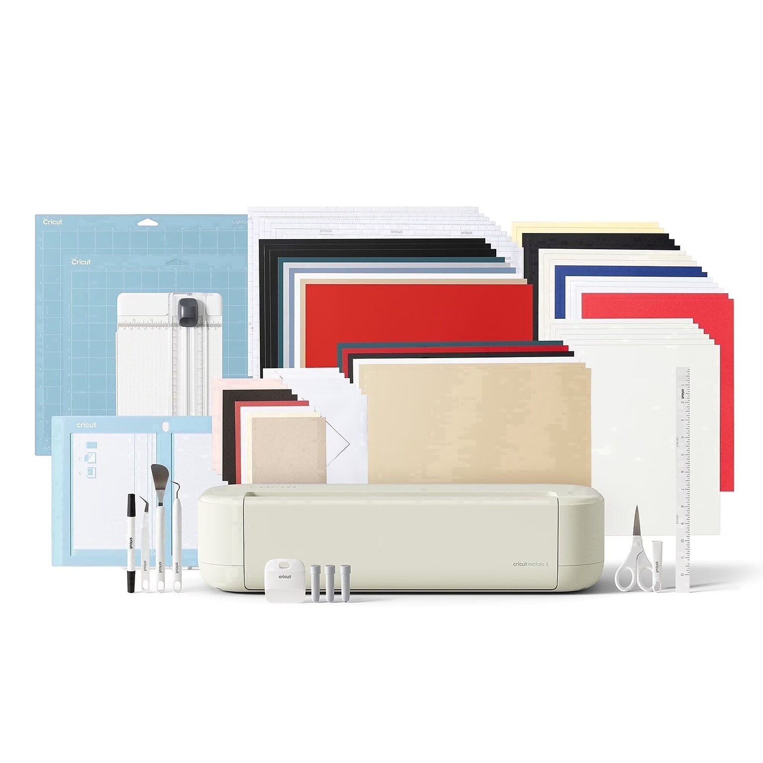Cricut Explore 5 Die Cutting Deluxe Bundle, Green (2012368)