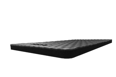 M + A Matting Hog Heaven Anti-Fatigue Commercial Knee Guard Mat, 12" x 22", Black (43311222000)