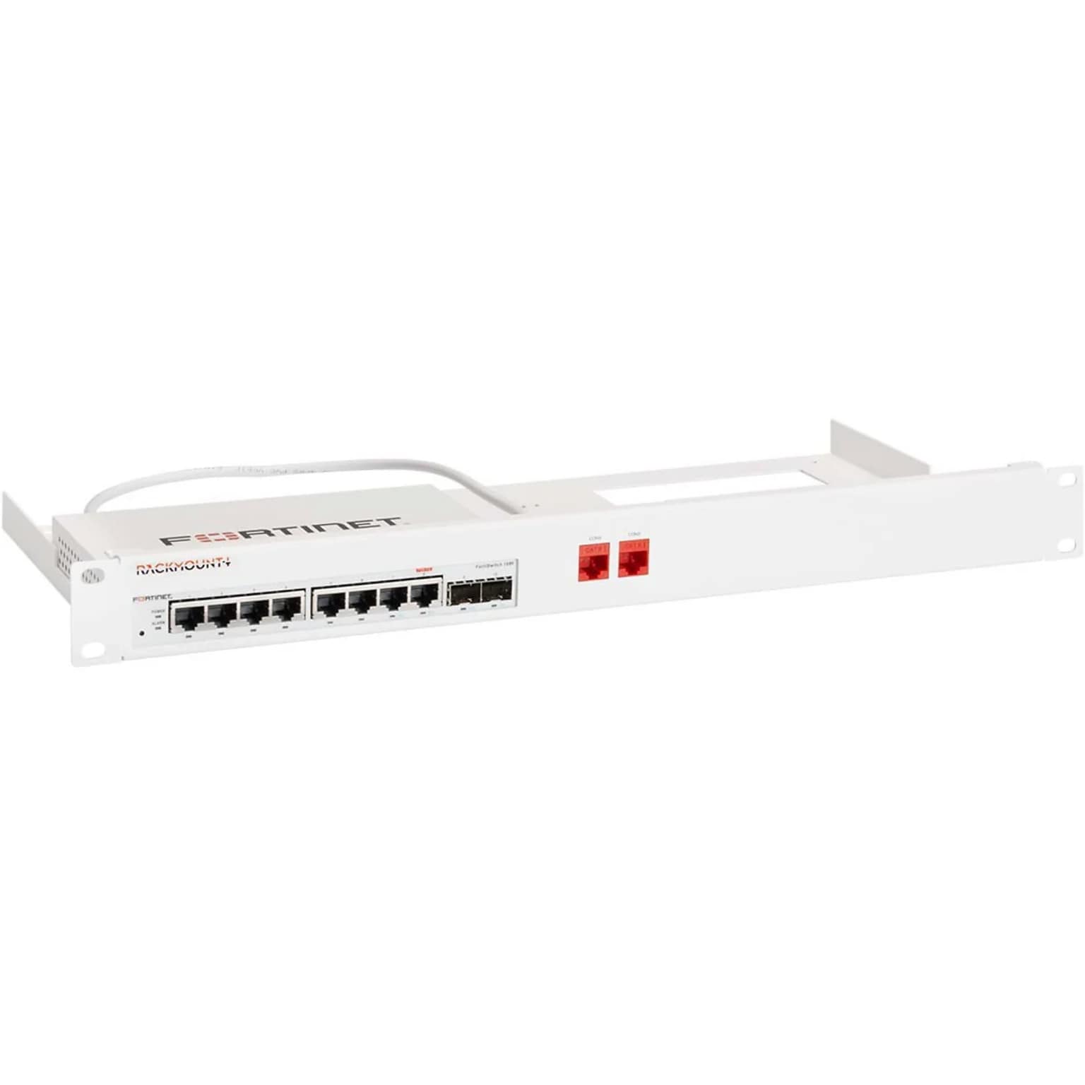 Rackmount.IT FS 108F Network Device Mounting Kit, White (RM-FR-T17)
