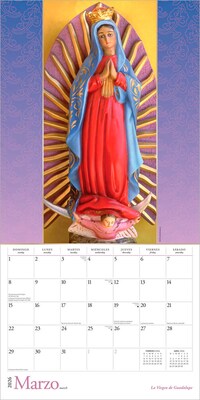 2026 BrownTrout La Virgen de Guadalupe 12" x 12" Monthly Wall Calendar (9798330704156)