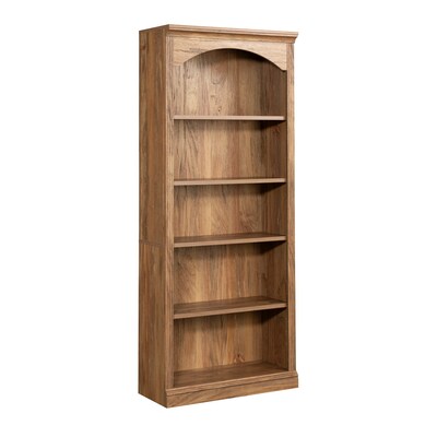 Sauder Select 71H 5-Shelf Bookcase, Sindoori Mango (446192)