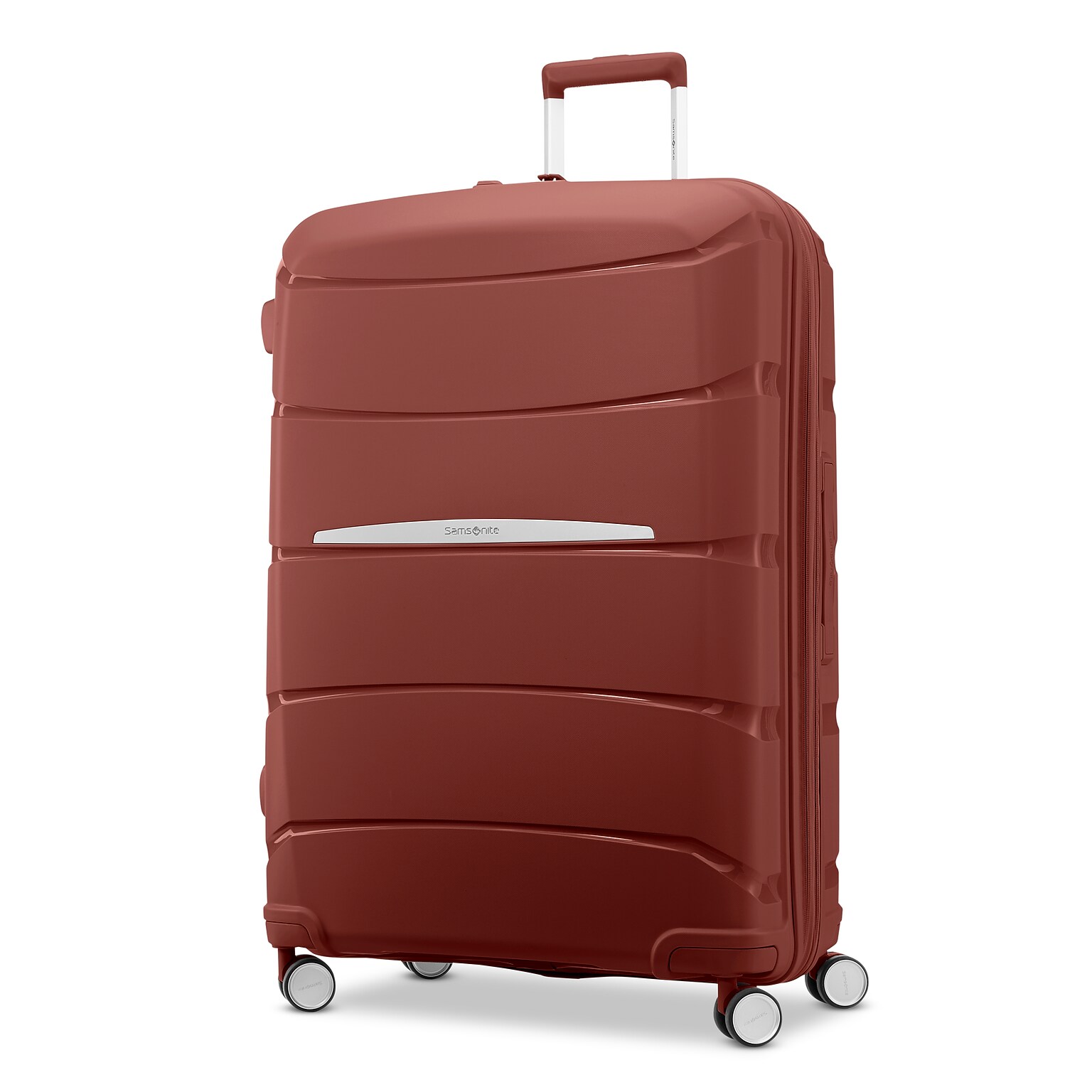 Samsonite Outline Pro 12.5 Hardside Suitcase, 4-Wheeled Spinner, Mars Red (137395-1534)