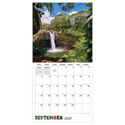 2027 TF Publishing Hawaii 12 x 12 Monthly Wall Calendar, Multicolored (27-1054)