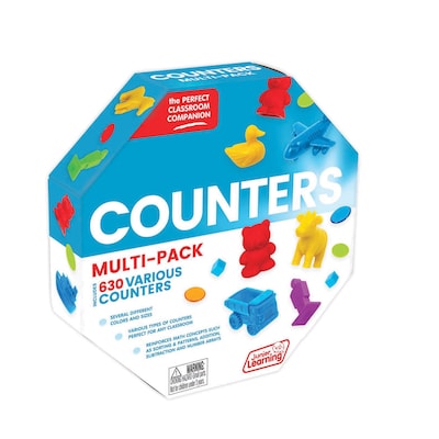 Junior Learning Counters Multi-Pack, 630 Pieces/Pack (JRL728)