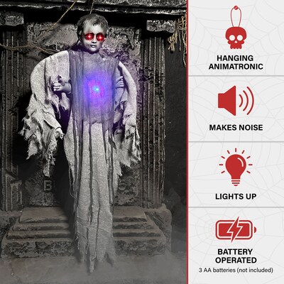 Haunted Hill Farm Animatronic Haunted Angel (HHANGEL-1HLSA)