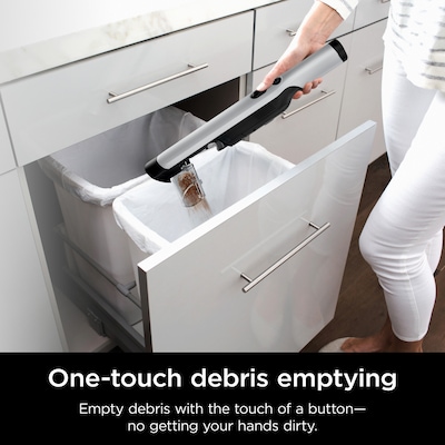 Shark WANDVAC Cordless Handheld Vacuum with Charging Dock, Bagless, Black/Silver (WV201WH)