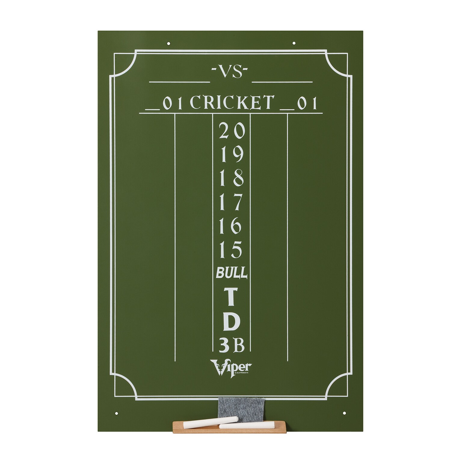 Viper Cricket Chalk Scoreboard, Large (41-0101)