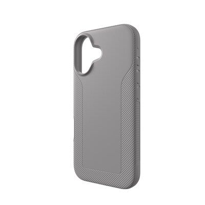 ZAGG Luxe Snap MagSafe Phone Case for iPhone 17, Shock Absorbing, Gray (702318836)