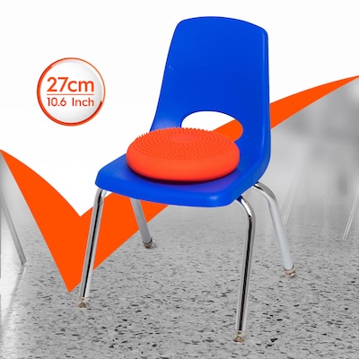 Bouncy Bands Little Sensory Wiggle Seat, Orange (BBAWS27OR)