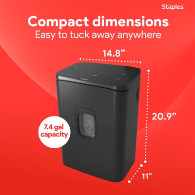 Staples 20-Sheet Micro-Cut Multi-Media Shredder (ST62155)