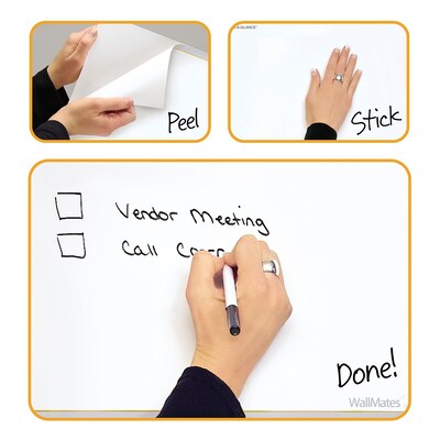 2027 AT-A-GLANCE WallMates 24" x 18" Yearly Dry-Erase Wall Calendar, White/Gray (AW5060-28-27)