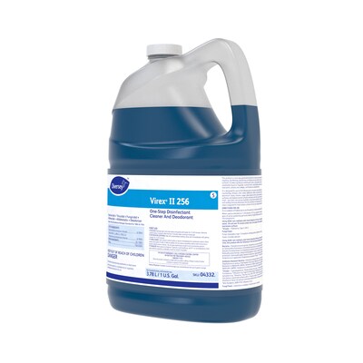 Virex II 256 Cleaner Disinfectants, Mint, 128 oz., 4/Carton (04332)