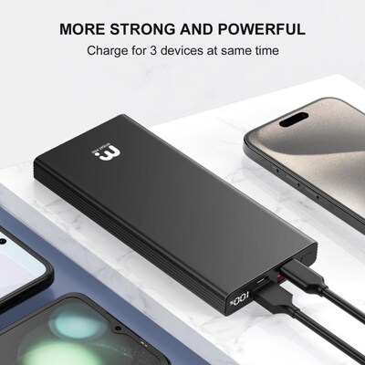 MyBat Pro Universal USB Power Bank, 10000mAh, Black (BAK00310K)