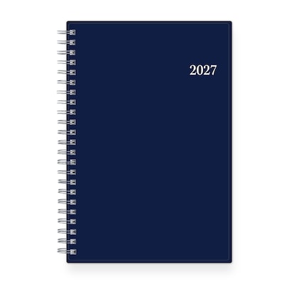 2027 Blue Sky 5 x 8 Weekly & Monthly Planner, Deep Blue (160987)