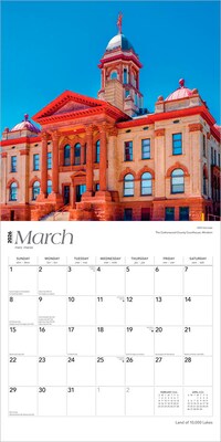2026 BrownTrout Land of 10 000 Lakes Minnesota Places 12" x 12" Monthly Wall Calendar (9798330704293)