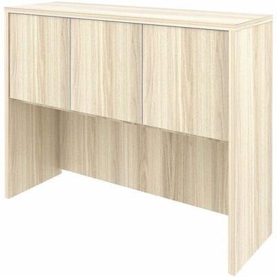 Lorell Essentials 48W 3-Door Stack-On Hutch, Modern Elm (LLR66319)