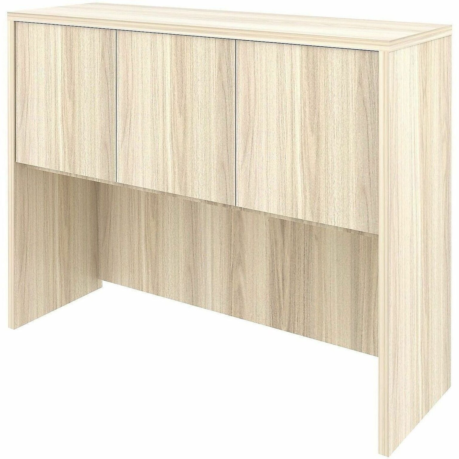 Lorell Essentials 48W 3-Door Stack-On Hutch, Modern Elm (LLR66319)