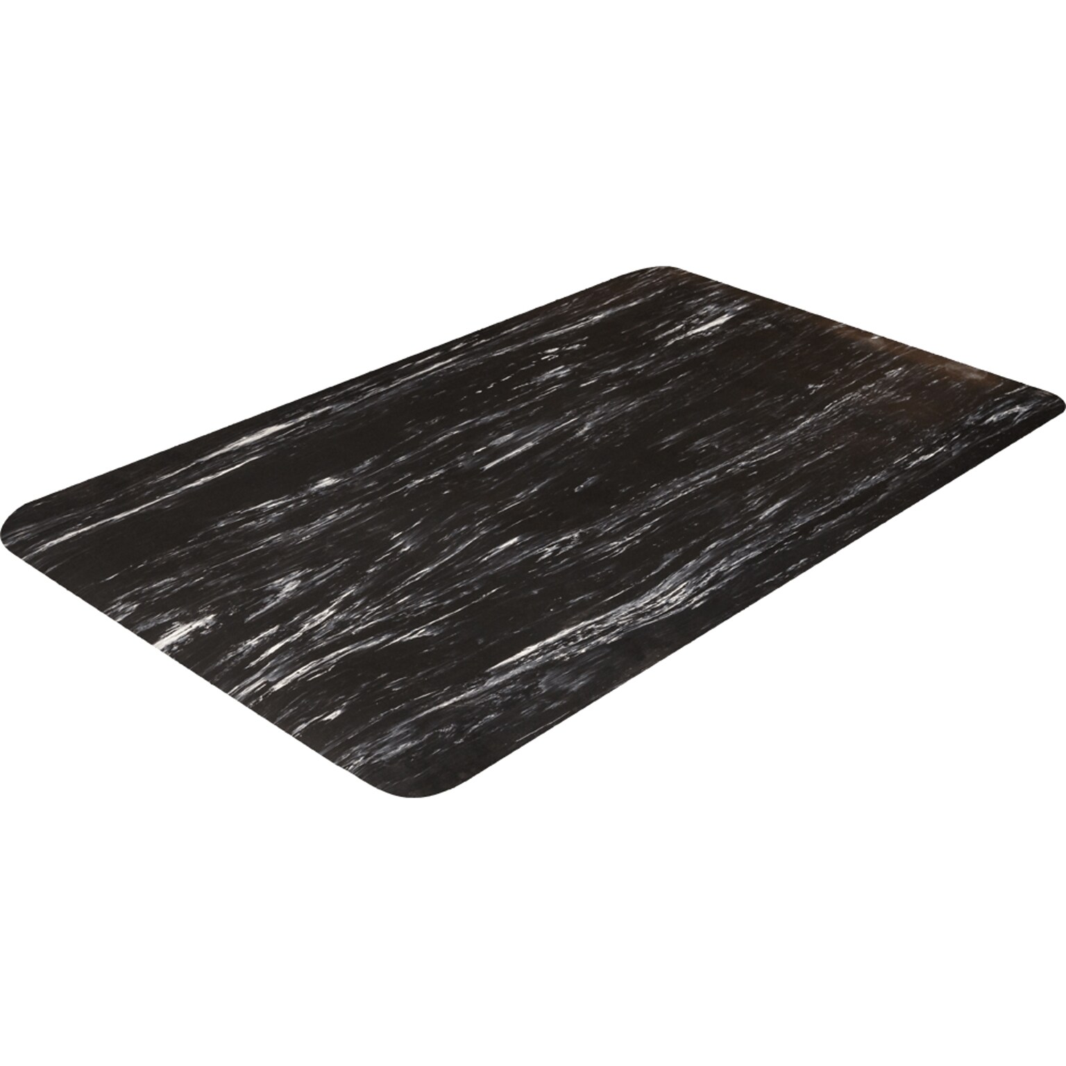Crown Mats Workers-Delight Spiffy Vinyl Supreme Anti-Fatigue Mat, 36 x 144, Black (WV 1232BK)