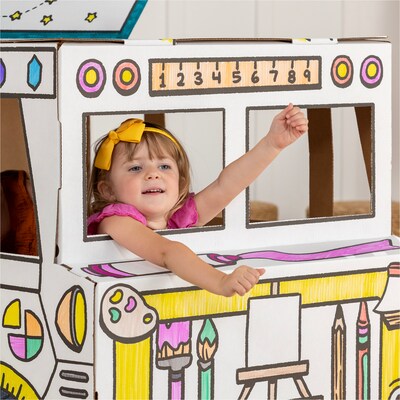 Bankers Box At Play School Bus Playhouse Kit (100016912)