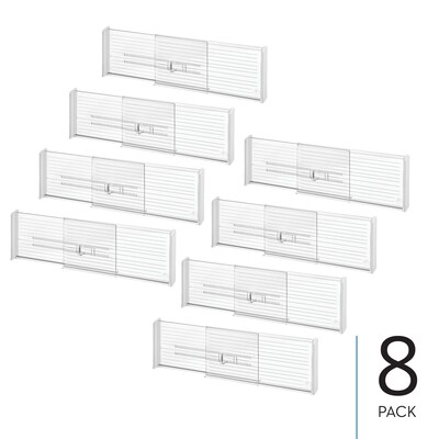 iDESIGN Expandable 8-Piece Plastic Drawer Dividers, Clear (29075M8)