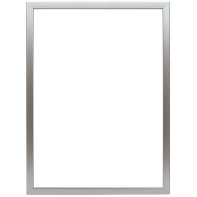 Excello Brands MDF Poster Frame, 12" x 18", Vertical/Horizontal, Wall Mounted, Silver (MPFRM-1218-SLV)
