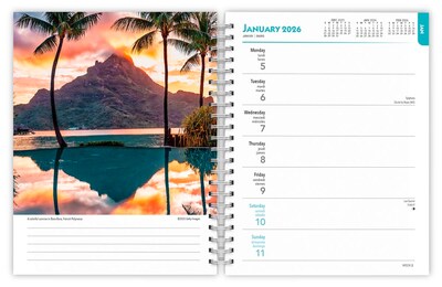 2026 BrownTrout Tropical Islands 6.5" x 7.75" Weekly Planner (9798330705979)