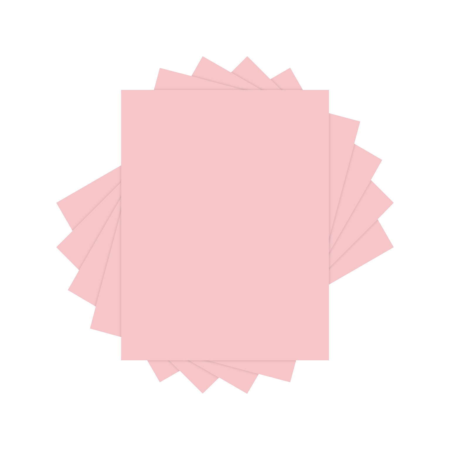 Lettermark Colors 30% Recycled Colored Paper, 20 lbs., 8.5 x 11, Pink, 500 Sheets/Ream (94314)