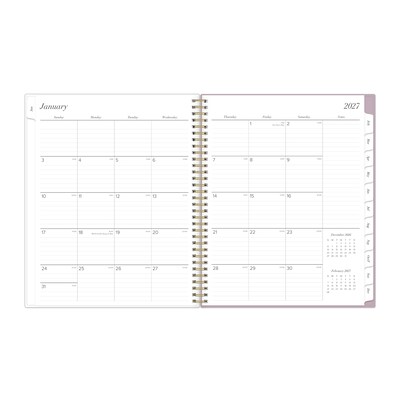 2027 Blue Sky Nevaeh 8.5" x 11" Calendar Year Weekly & Monthly Standard Planner, Plastic Cover (157906)