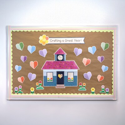 Carson Dellosa Craft and Cool Crafting a Great Year Bulletin Board Set (110598)