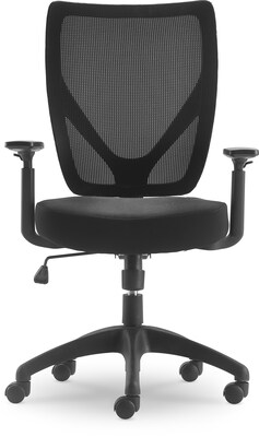 Serta Works Mesh Back Polyester Computer and Desk Chair, Black (CHR10021A)