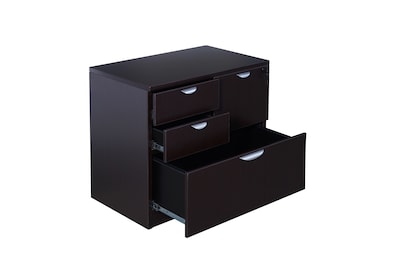Boss Office Products Combo Lateral File, Mocha (N114-MOC)