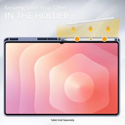 SaharaCase Venture Series TPU 14.6" Folio Case for Galaxy Tab S11 Ultra, Orchid Purple (TB00497)