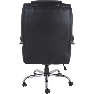 Lorell UltraCoil Comfort Big & Tall Chair, 500 lb. Capacity, Black (LLR99845)