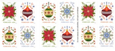 USPS Holiday Forever 20 Postage Stamps (FOREVERHOLID20)