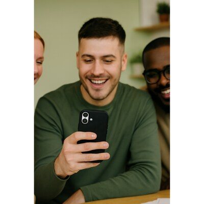 SaharaCase Indy Series MagSafe Phone Case for iPhone 17, Shock Absorbing, Scorpion Black (CP00929)