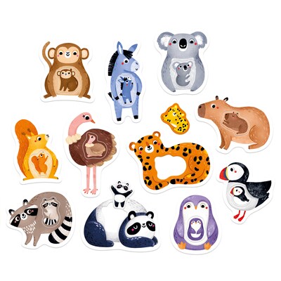Banana Panda Mommy & Me First Jumbo Puzzle, 2/Set (BPN49346)