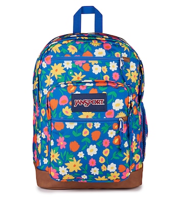 JanSport Cool Student Flower Market Laptop Backpack, Large, Multicolored (JS0A2SDDDKO)