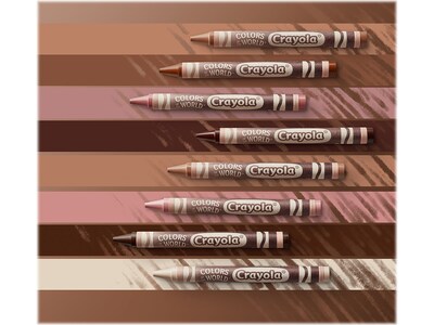 CRAYOLA Colours of The World Colouring Pencils - Assorted Colours (Pack of  24) | Colours That Represent Skin Tones from Around The World | Ideal for