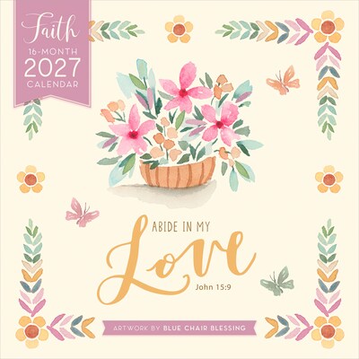 2027 BrownTrout Faith 12 x 12 Monthly Wall Calendar (9781773728865)