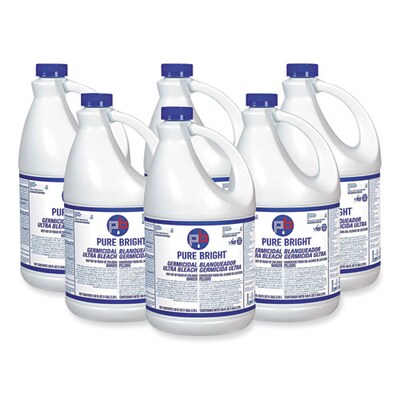 Pure Bright Germicidal Ultra Bleach, 128 fl. oz., 6/Carton (KIKBLEACH6)